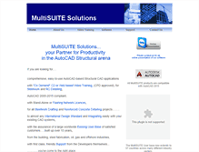 Tablet Screenshot of multisuite-solutions.com